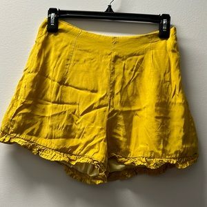Yellow shorts